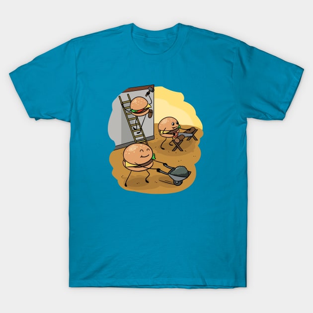 Builder Burgers T-Shirt by Those Conspiracy Guys